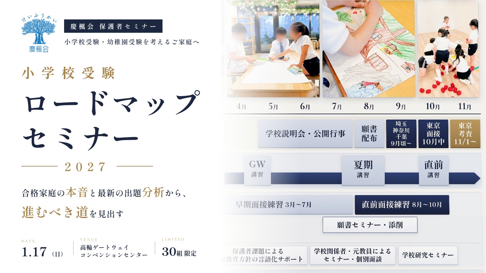 小学校受験ロードマップセミナー2027